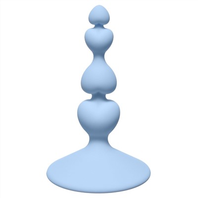 Голубая анальная пробка Sweetheart Plug Blue - 10 см.