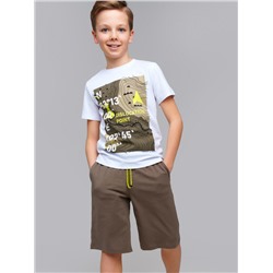 Комплект трикотажный для мальчиков: фуфайка (футболка), шорты
