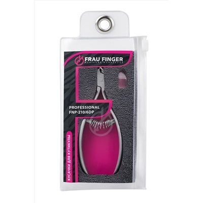 Frau Finger Кусачки маникюрные для кутикулы / Professional FNP-210/6DP, спиральная пружина, ручная заточка, 6 мм KRISTALLER, 1110666