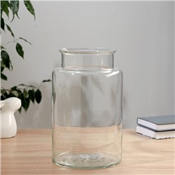 Ваза «Кассандра», d=15.5 см, 30×18.5 см, стекло, прозрачная