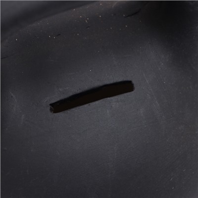 Копилка для денег «Гиря с гербом», гипс, чёрная, 14×14×19 см