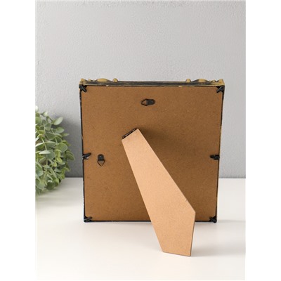 Фоторамка для фото 15×20 см «Узорная», пластик под т. золото, 19×23.8 см