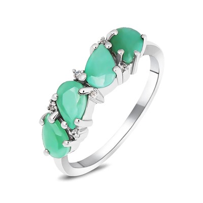 Кольцо, изумруд берилл, Грейс