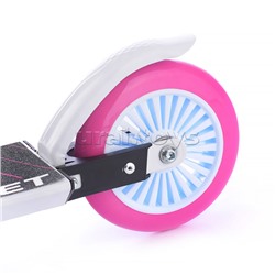 Самокат 2-х колесный ROCKET,колеса PU/ 125 мм,ABEC 7, розовый