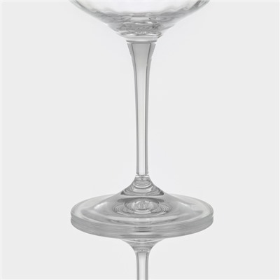 Набор бокалов для коктейля из хрустального стекла Bohemia Crystal «Кейт», 220 мл, 6 шт.