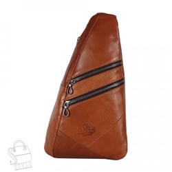 Рюкзак мужской кожаный  99012Z brown Zinimsk