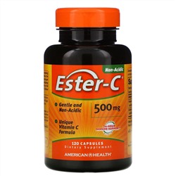 American Health, Ester C, 500 мг, 120 капсул