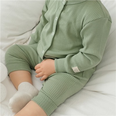 Комбинезон Крошка Я, BASIC LINE, рост 86-92 см, цвет зелёный