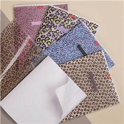 Тетрадь  48л клетка пластиковая обложка 300мкм "LEO-принт" (092368) Хатбер