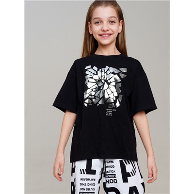 Фуфайка трикотажная для девочек (футболка)