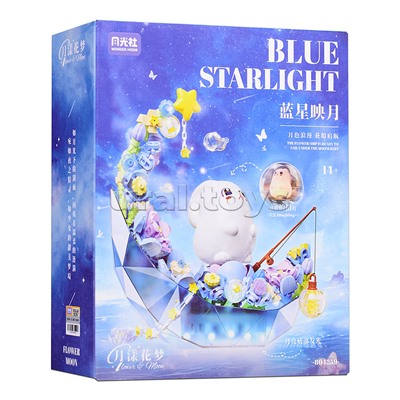 Конструктор "Голубая звезда на Луне" в коробке
