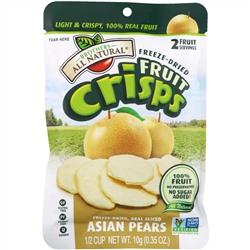 Brothers-All-Natural, Fruit-Crisps, Asian Pears, 12 Single-Serve Bags, 10 g Each