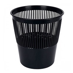 Корзина для бумаг пластиковая, цвета в ассортименте, объем 12 литров