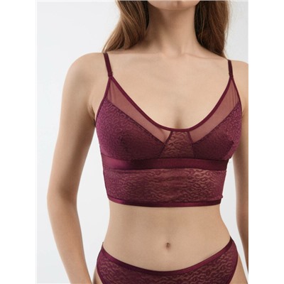 Бюстье CONTE SAVAGE LBE 2534 Бюстье из анималистичного кружева и сетки