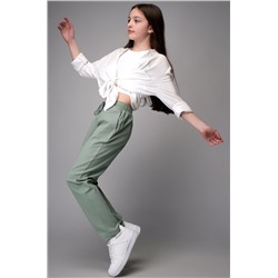 Льняные брюки для девочки Happyfox