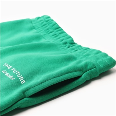 Костюм детский (лонгслив, брюки) KAFTAN Future, размер 34 (122-128 см), зеленый