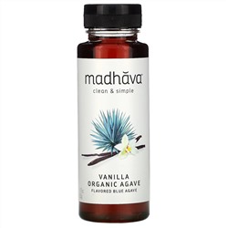Madhava Natural Sweeteners, Органическая агава, ваниль, 333 г (11,75 унций)