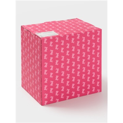 Конфетница Доляна «Зайка», 500 мл, 18.5×13.3×16.5 см, доломит, белая