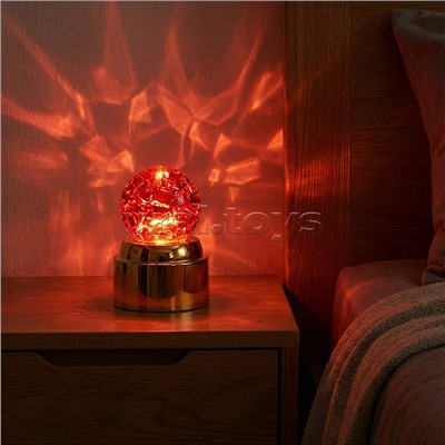 Светильник "Хрустальный шар" (в ассортименте) в коробке