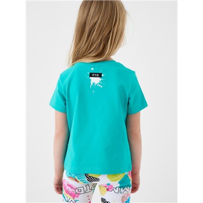 Фуфайка трикотажная для девочек (футболка)