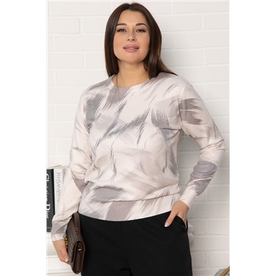 Лонгслив Акцент (серо-бежевая) Б14958-18М