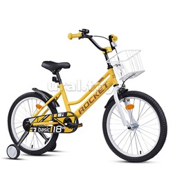 Велосипед 18" Rocket Basic, цвет желтый