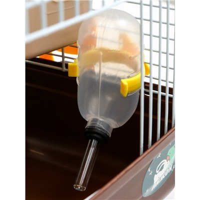 Клетка для грызунов «Пижон», 31×24×40 см двухэтажная. с наполнением, коричневая