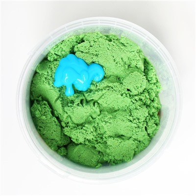 Кинетический песок 0.7 кг, изумрудный