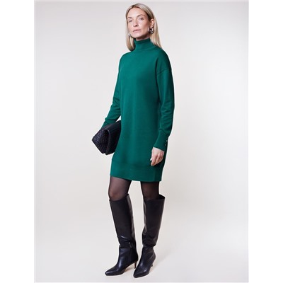 Платье тонкой вязки из хлопка с нейлоном