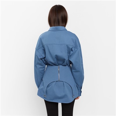 Юбка баска джинсовая женская MIST: Denim, размер 42, синяя