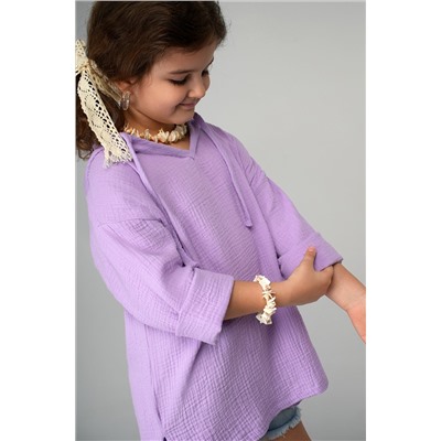 Детская хлопковая пляжная туника из муслина Happyfox