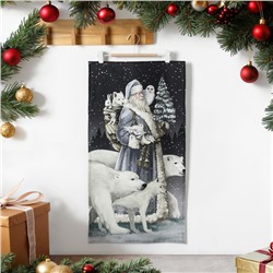 Полотенце Этель «Мгновения зимы» 40×73 см, 100% хлопок, саржа 190 г/м²