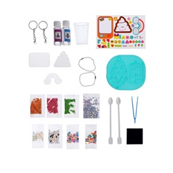 Набор для опытов «Эпоксидная смола», украшения и брелок-лабиринт