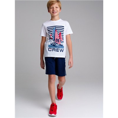 Комплект трикотажный для мальчиков: фуфайка (футболка), шорты