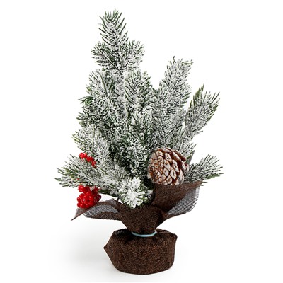 Новогодняя композиция «Зимний пейзаж», 20×22×27 см