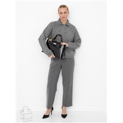 Сумка женская кожаная 9613-1S black Velina Fabbaino-Safenta