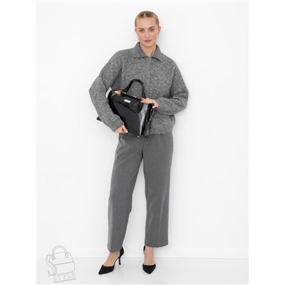 Сумка женская кожаная 9613-1S black Velina Fabbaino-Safenta