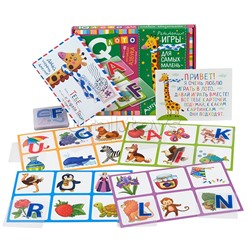 Пластиковое лото для малышей (нов) 5+ Английская азбука. English. Подбираем буквы, учим слова