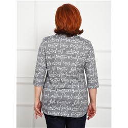 Дактиль - рубашка серый