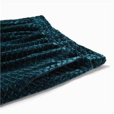 Брюки домашние женские KAFTAN «Бархат», размер 42, зелёные