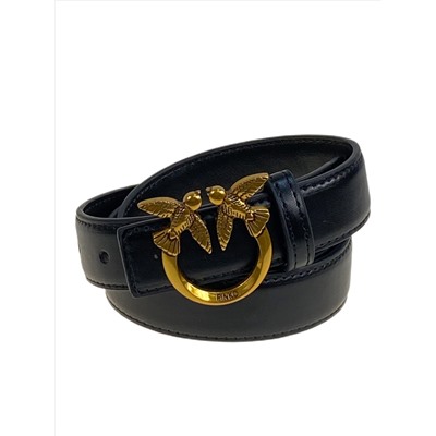 Ремень женский из искусственной, цвет черный