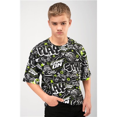 Детская футболка оверсайз Happyfox