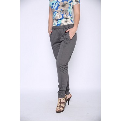 Брюки повседневные Милана серые распродажа