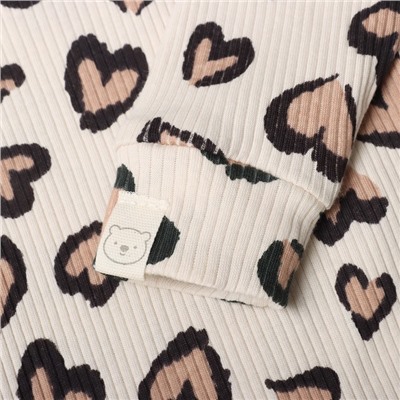 Комбинезон детский «Крошка Я» Leo love, рост 62-68 см, 9096435