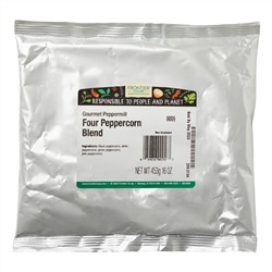 Frontier Natural Products, Смесь из четырех перцев, для деликатесного помола, 453 г (16 унций)