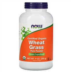 Now Foods, органические ростки пшеницы, 255 г (9 унций)