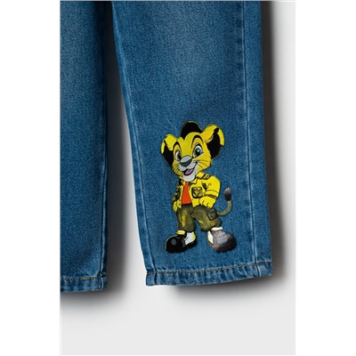 Брюки текстильные джинсовые для мальчиков PLAYTODAY, 1240783