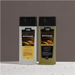 Подарочный набор косметики «Идеальный мужчина», гель для душа 250 мл и шампунь 250 мл, HARD LINE