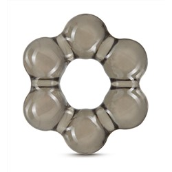 Дымчатое эрекционное кольцо Stay Hard Thick Bead Cock Ring