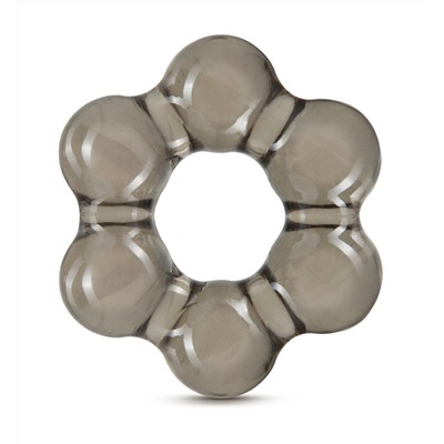Дымчатое эрекционное кольцо Stay Hard Thick Bead Cock Ring